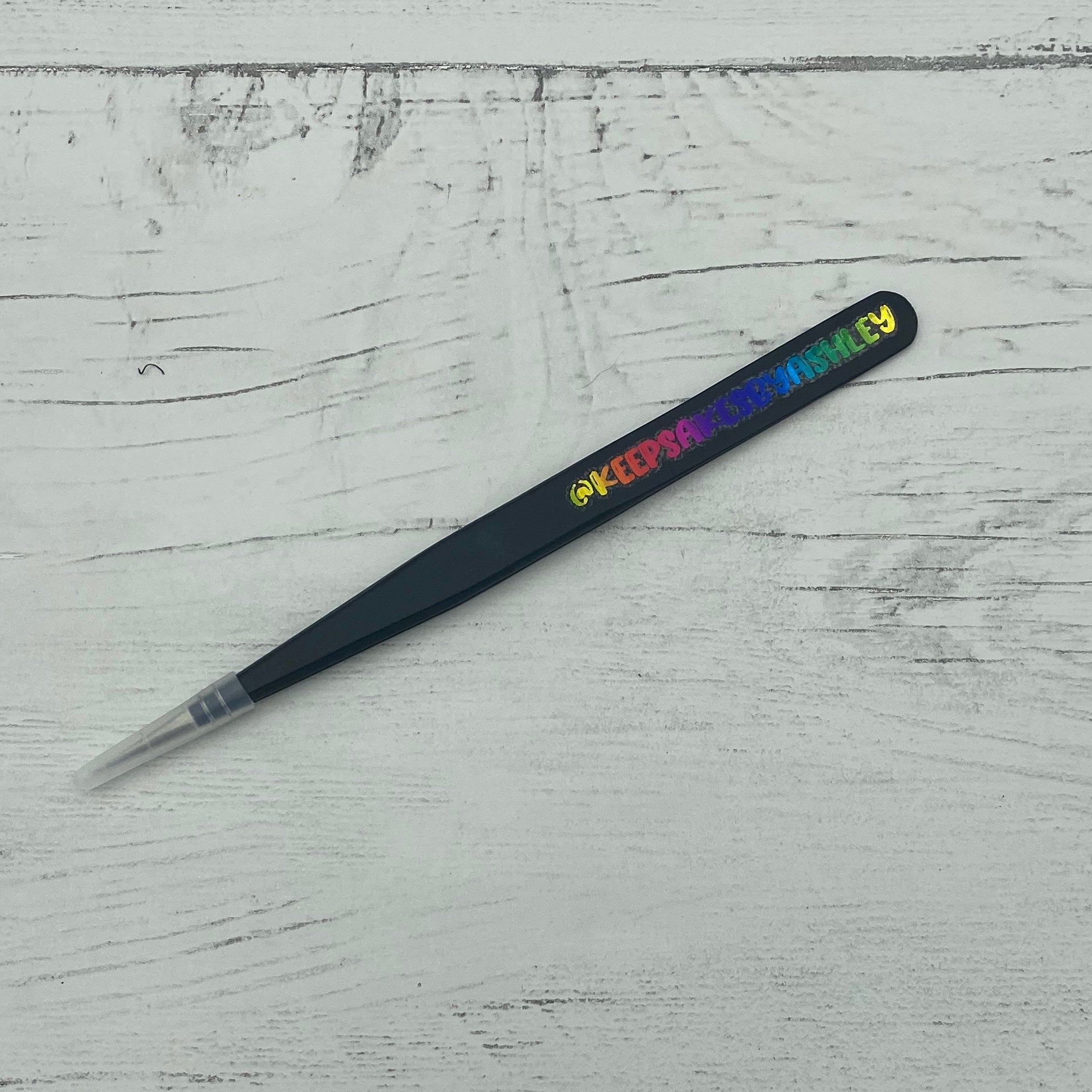 Personalized Rainbow Tweezers, Planner Tweezers, Sticker Tweezers