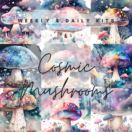 Daily & Weekly Kit / Cosmic Mushrooms
