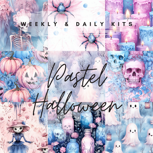 Daily & Weekly Kit / Pastel Halloween