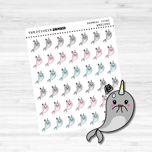 Icons / Narwhal / Anxious