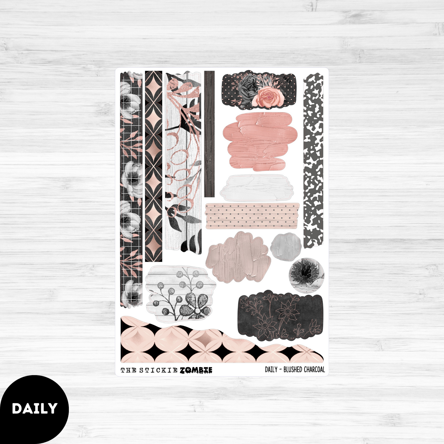 Daily & Weekly Kit / Blushed Charcoal