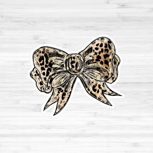 Die Cuts / Animals / Leopard Bow