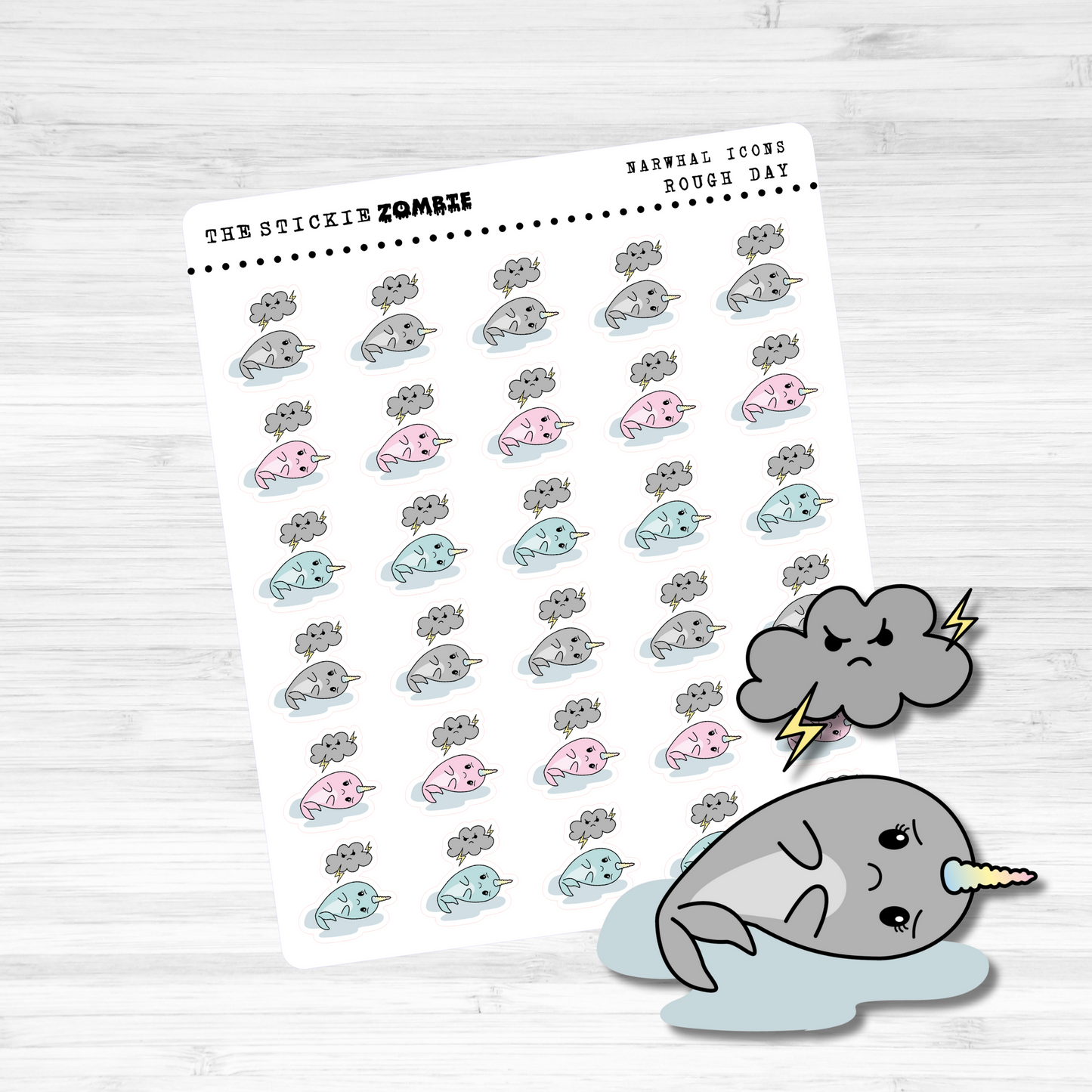 Icons / Narwhal / Rough Day