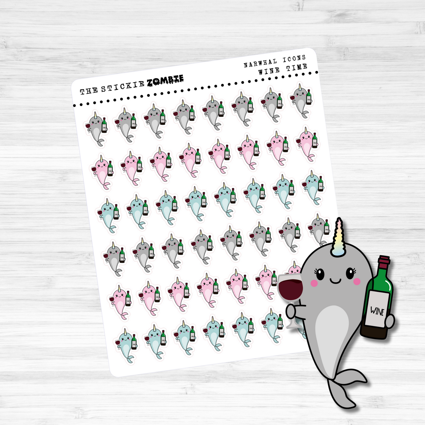 Icons / Narwhal / Wine Time