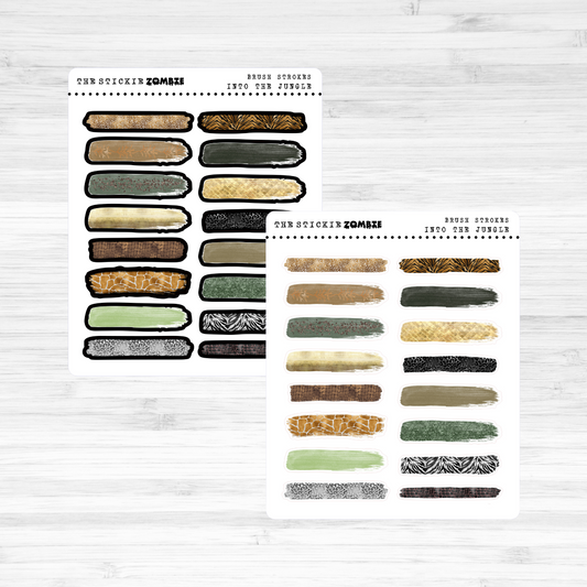 Deco / Brush Swatches / Into The Jungle