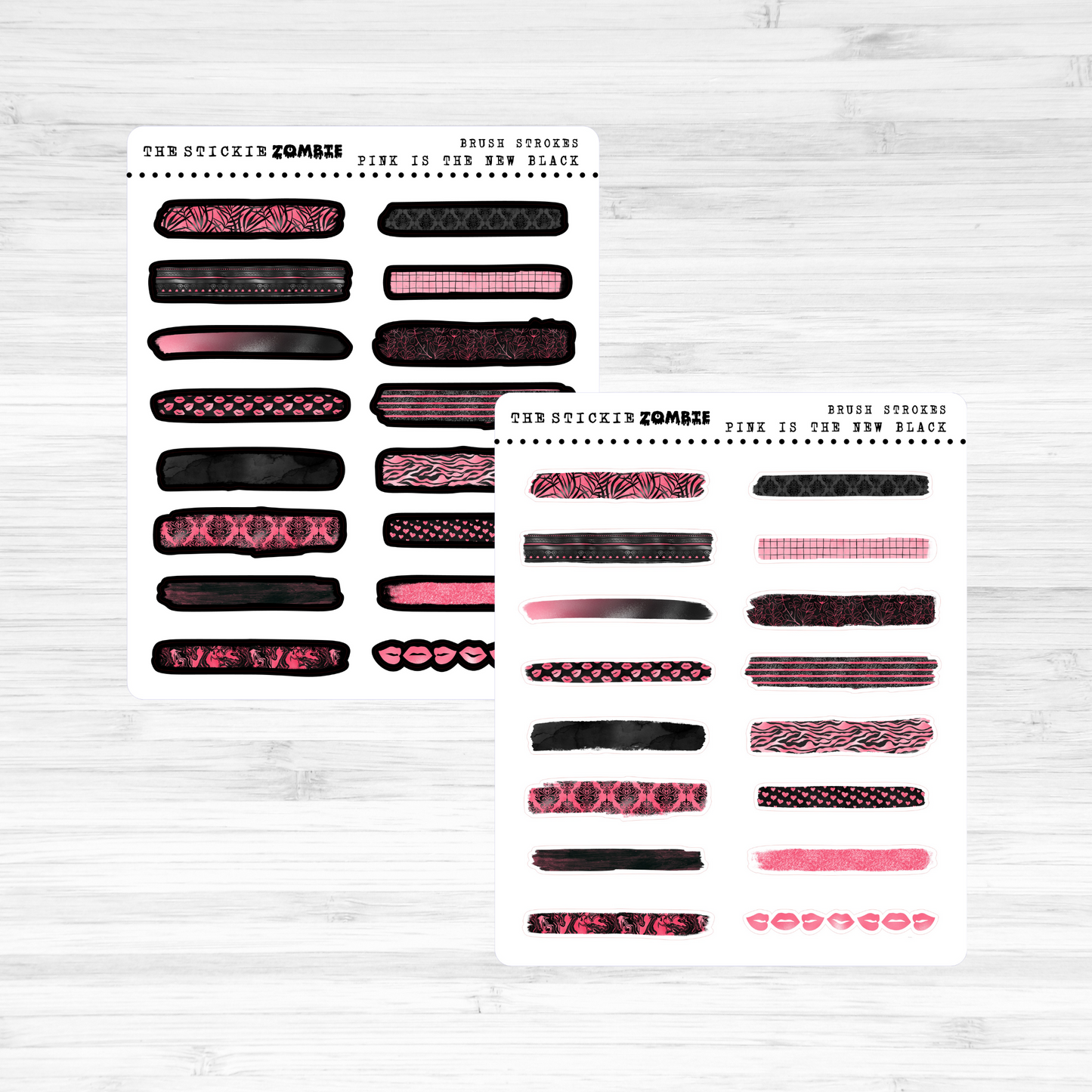 Deco / Brush Swatches / Pink Is The New Black