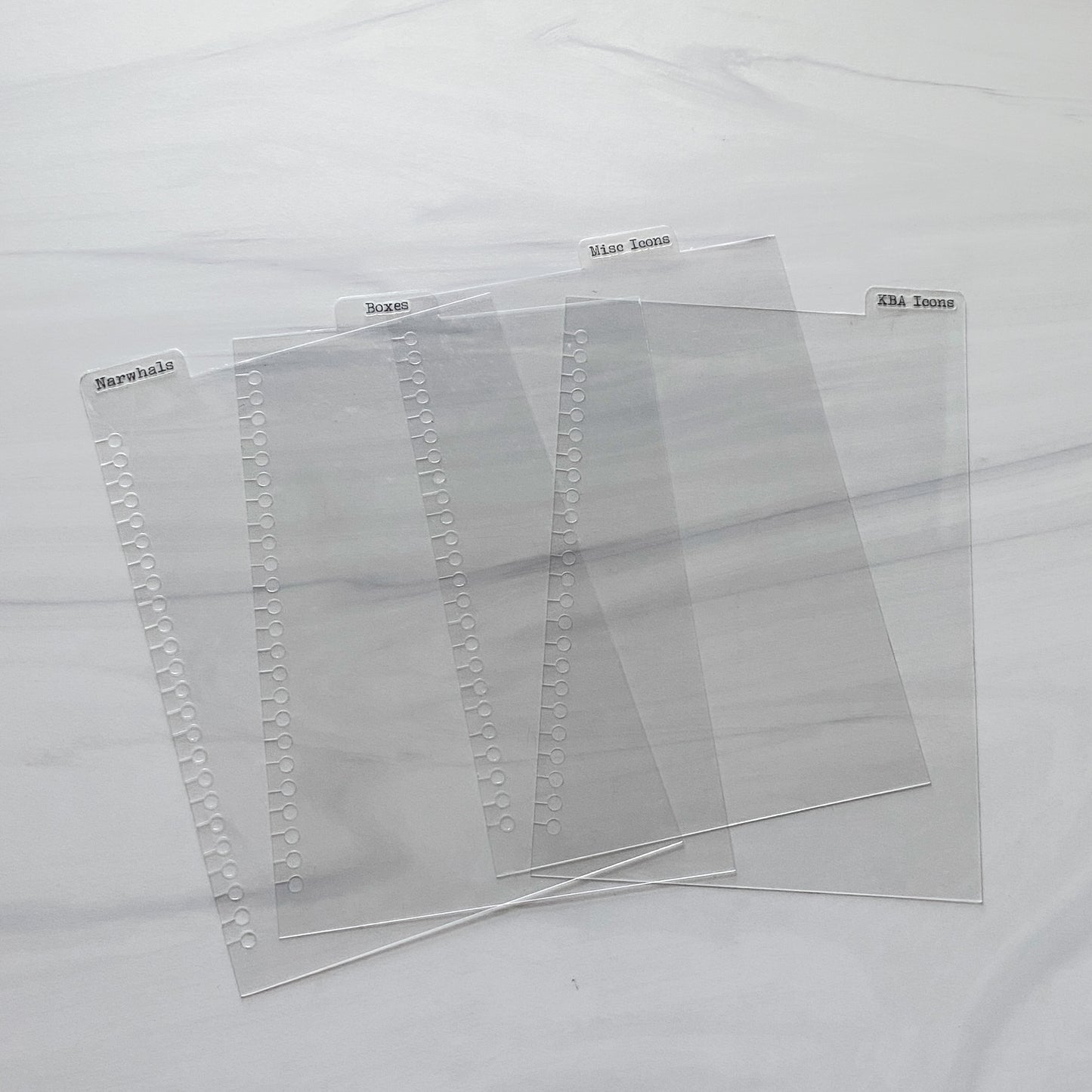 *Reusable Sticker Album / Coiled Tab Dividers