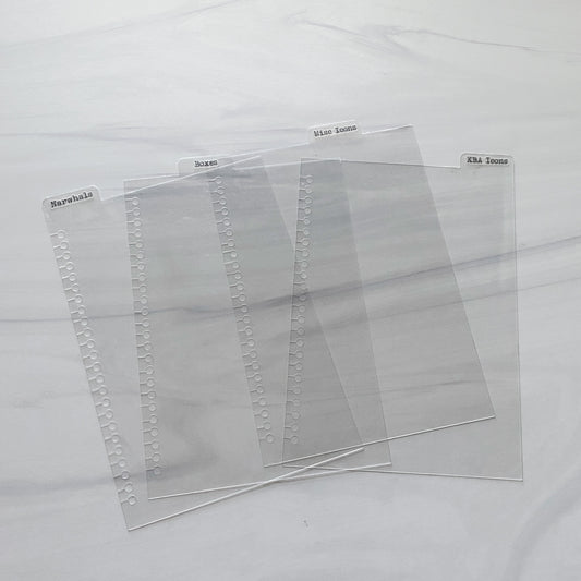 *Reusable Sticker Album / Coiled Tab Dividers