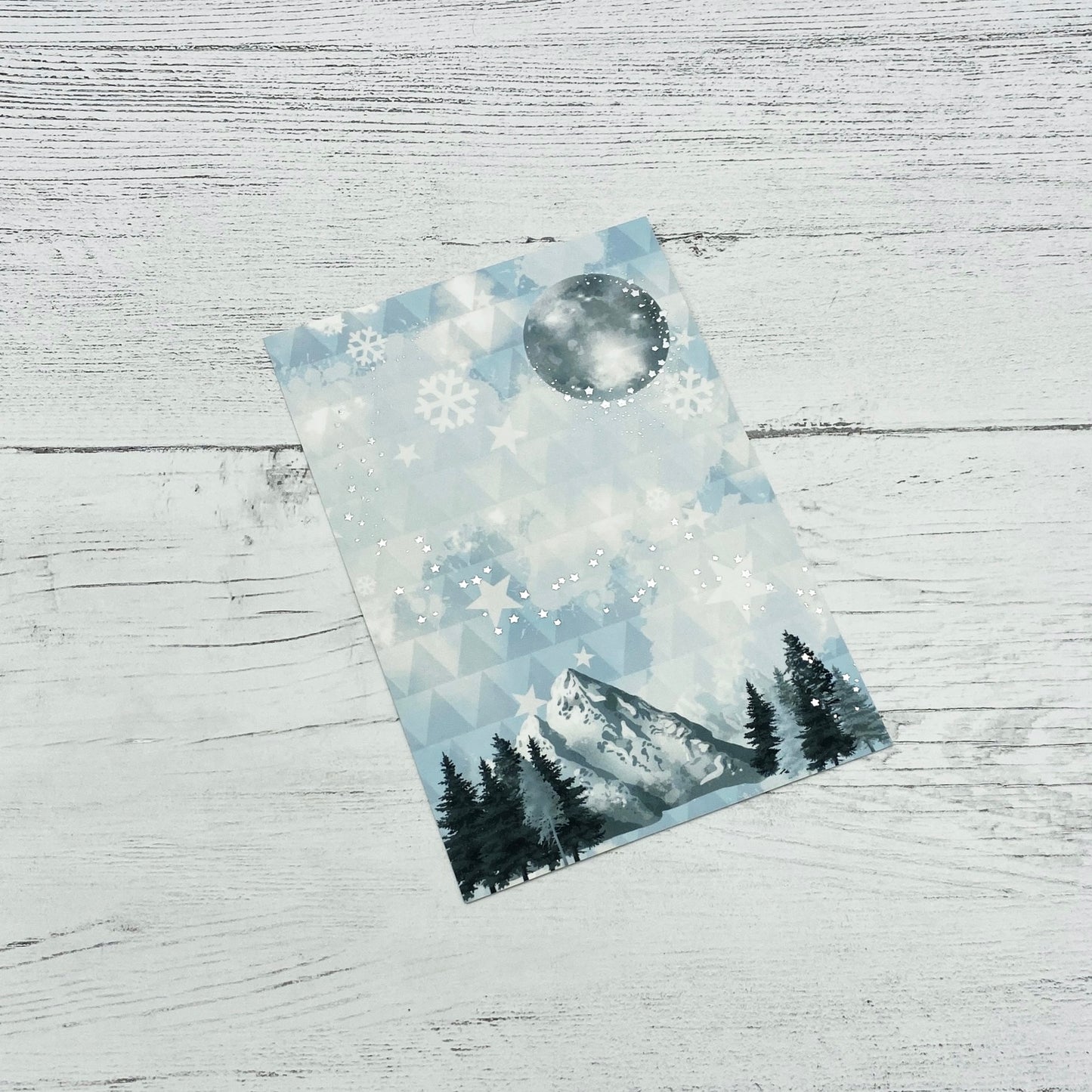 Celestial Frost: Journaling Card