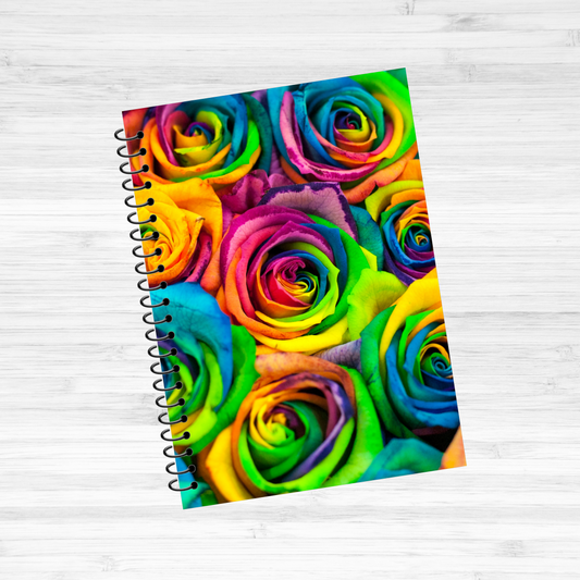 Reusable Sticker Album / Rainbow Roses