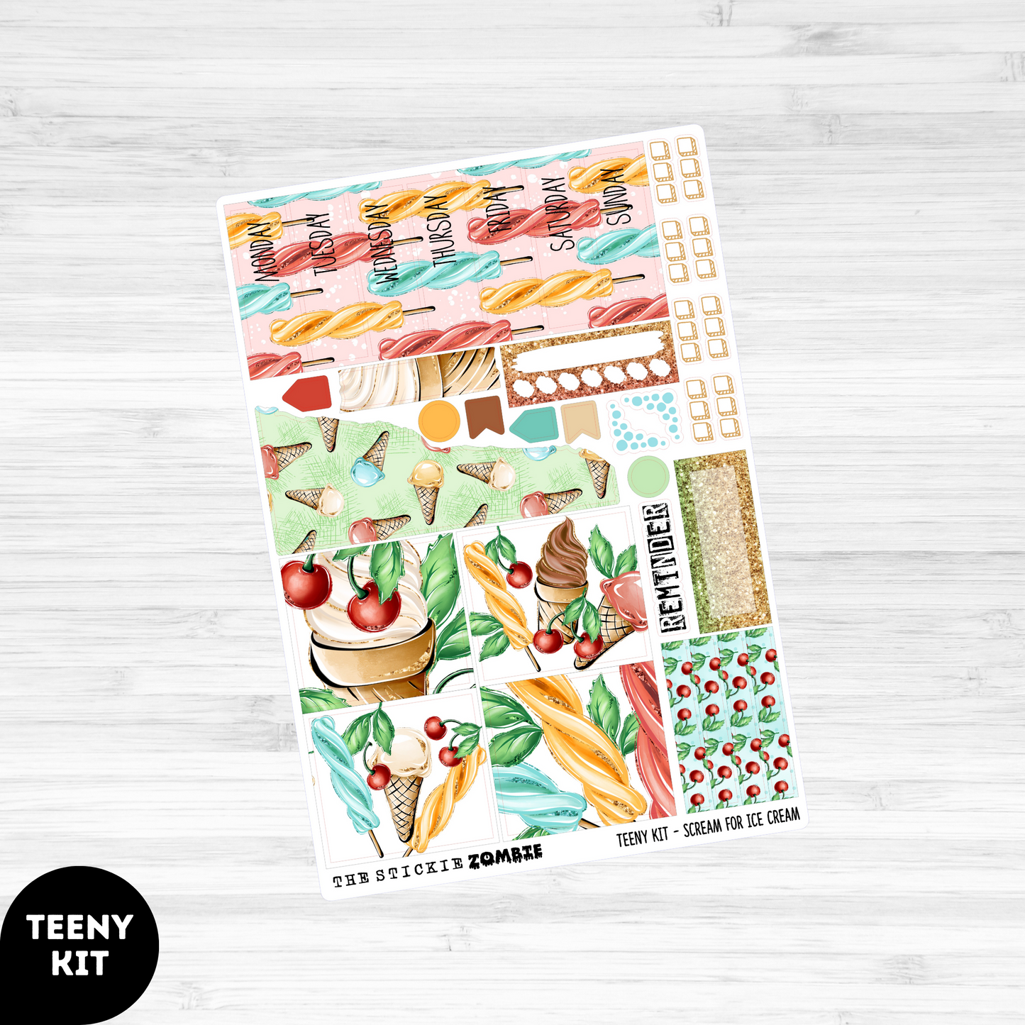 Teeny Vertical Kit / Scream for Ice Cream