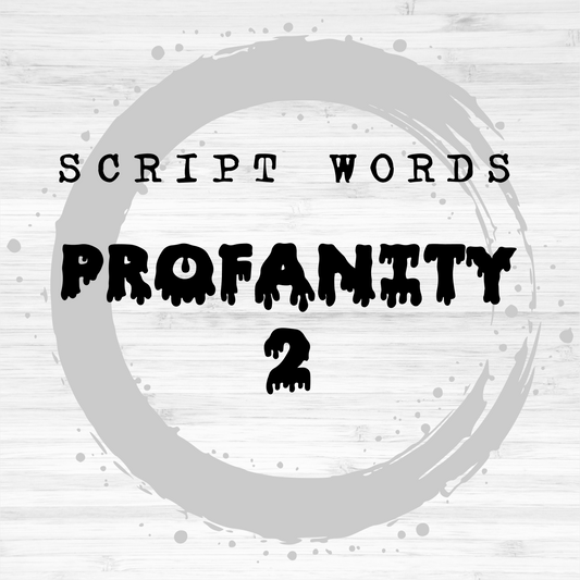 Script Words / Profanity 2