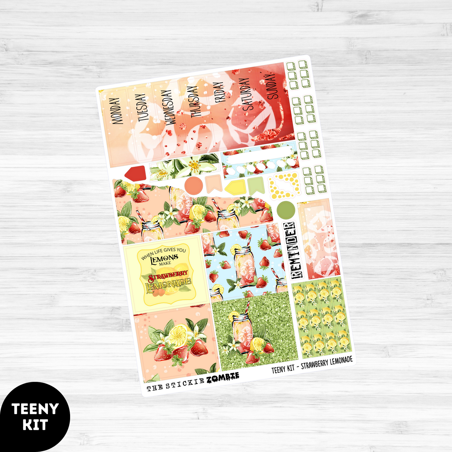 Teeny Vertical Kit / Strawberry Lemonade